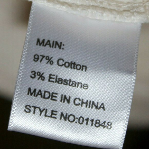 Sussan Trouser Straight Pants Size 14 Creme Mid Rise Stretch Work Wear - Picture 10 of 10